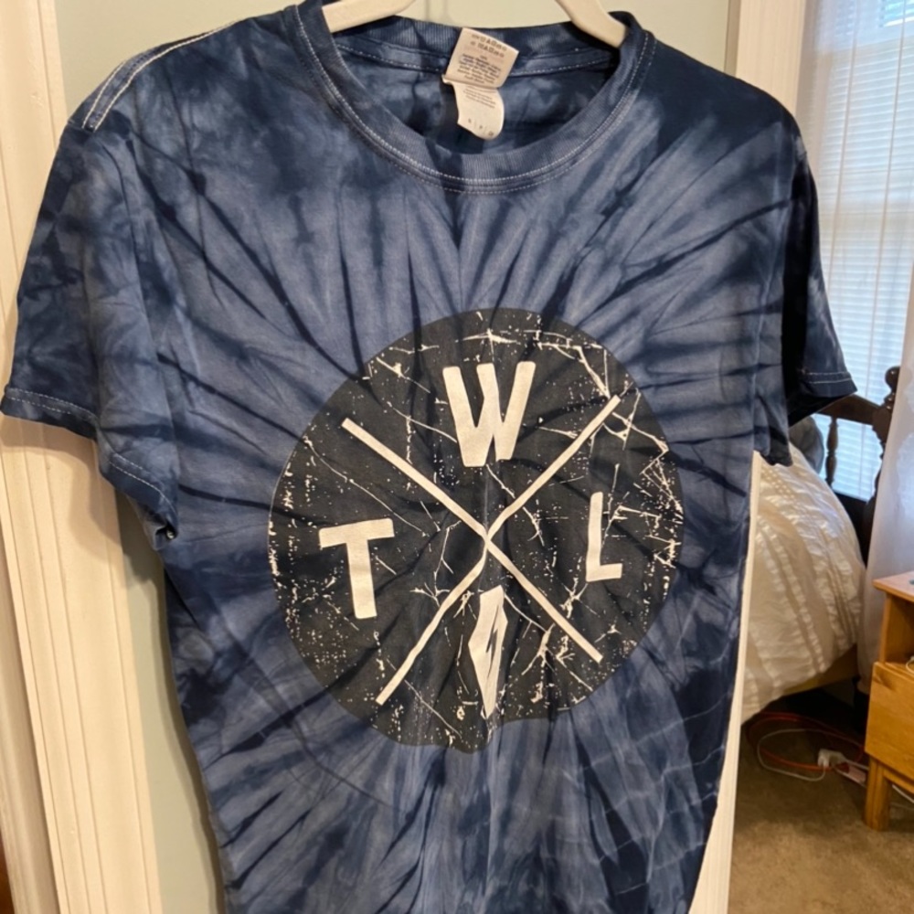 This Wild Life Blue Tye Dye Band Shirt